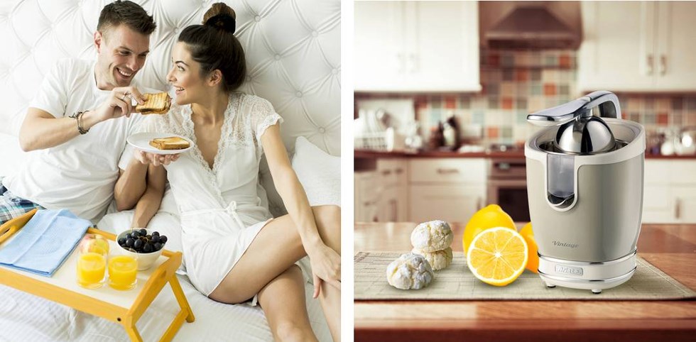 Ariete Vintage Citrusovač Krémový 413/03 Anti-drip